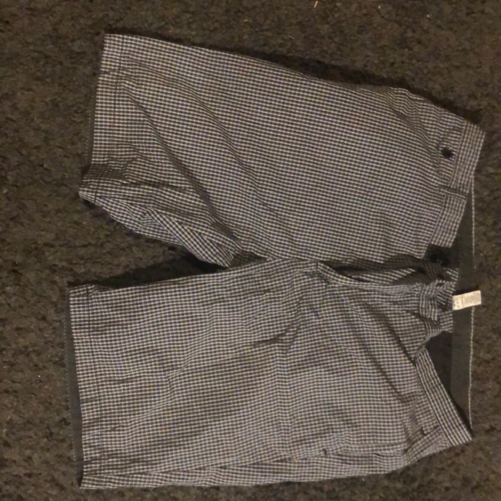 Calvin Klein check golf shorts